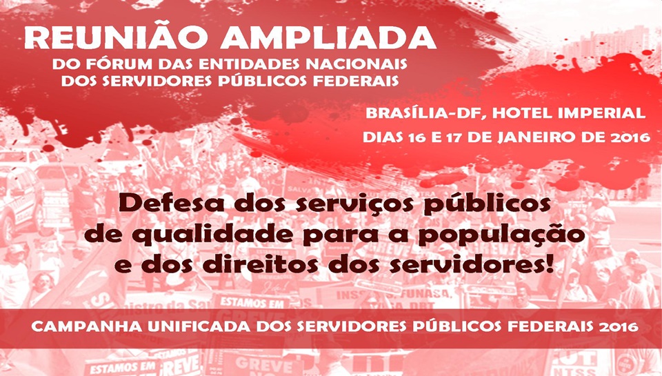 Reunião Ampliada em janeiro