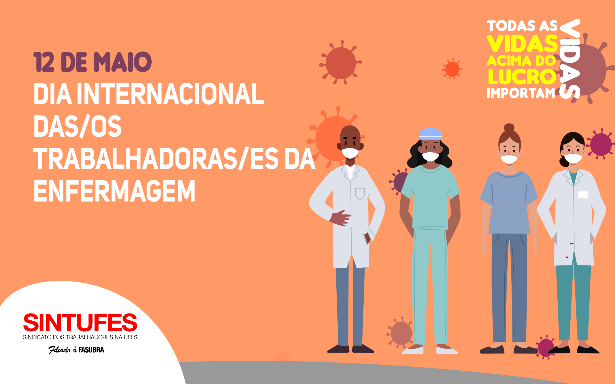 12 de maio: Dia Internacional das/os Trabalhadoras/es da Enfermagem