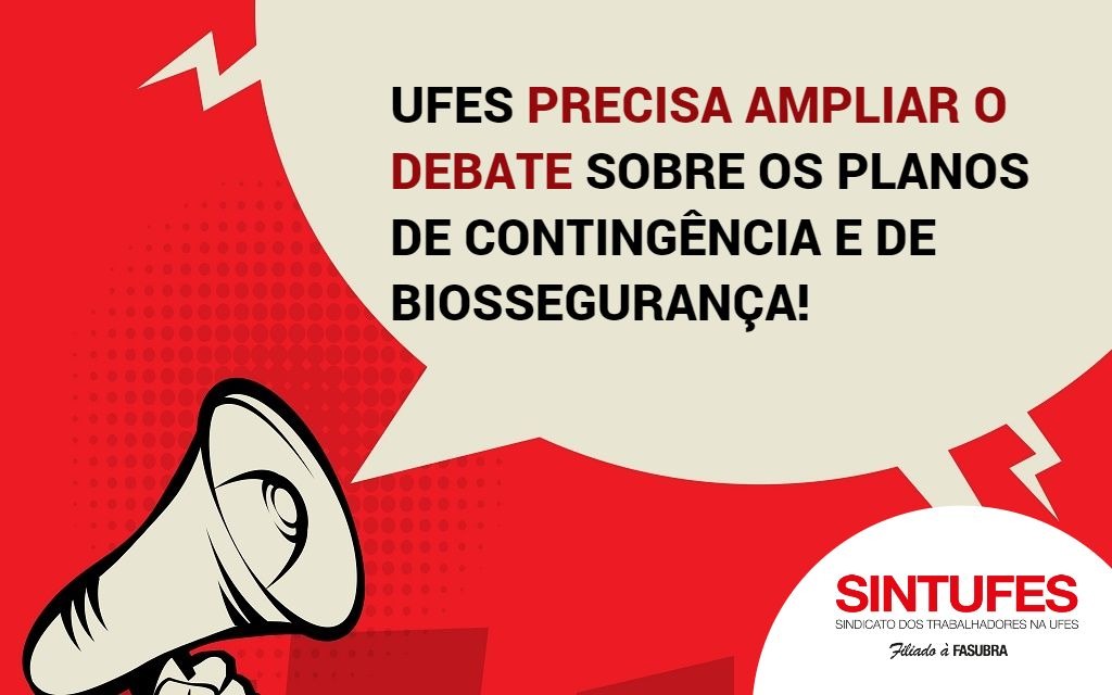 Planos de Contingência e de Biossegurança: Reitoria faz debate importante, mas sem ouvir devidamente a comunidade universitária