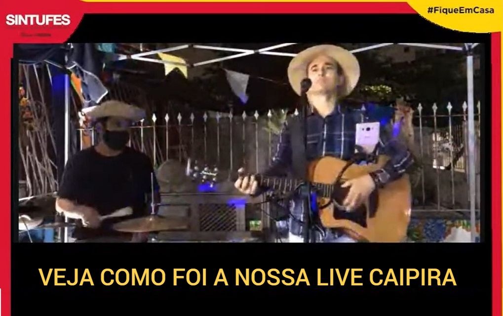 Live Caipira foi um sucesso!