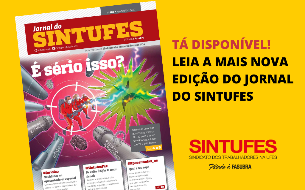 Leia a mais nova edição do Jornal do Sintufes