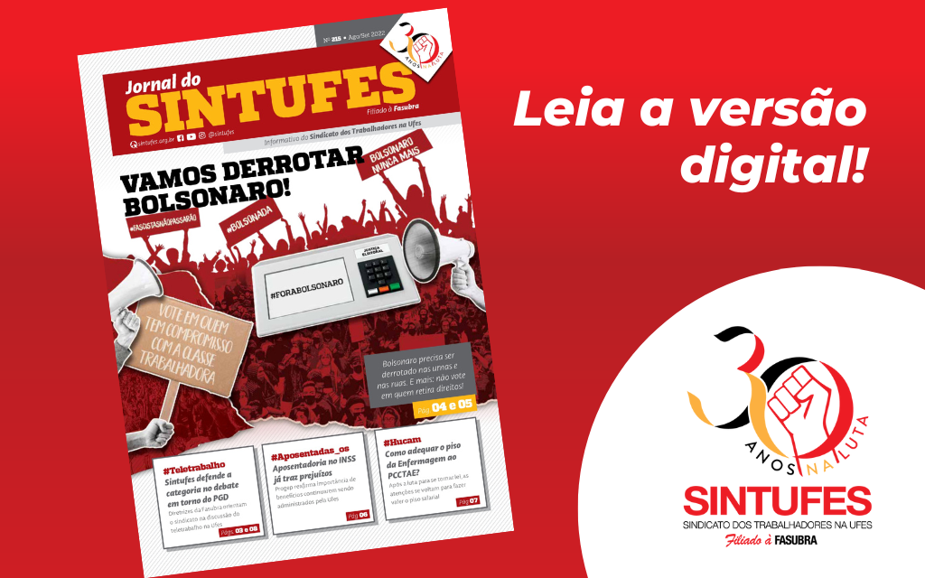 Confira a mais nova edição do Jornal do Sintufes