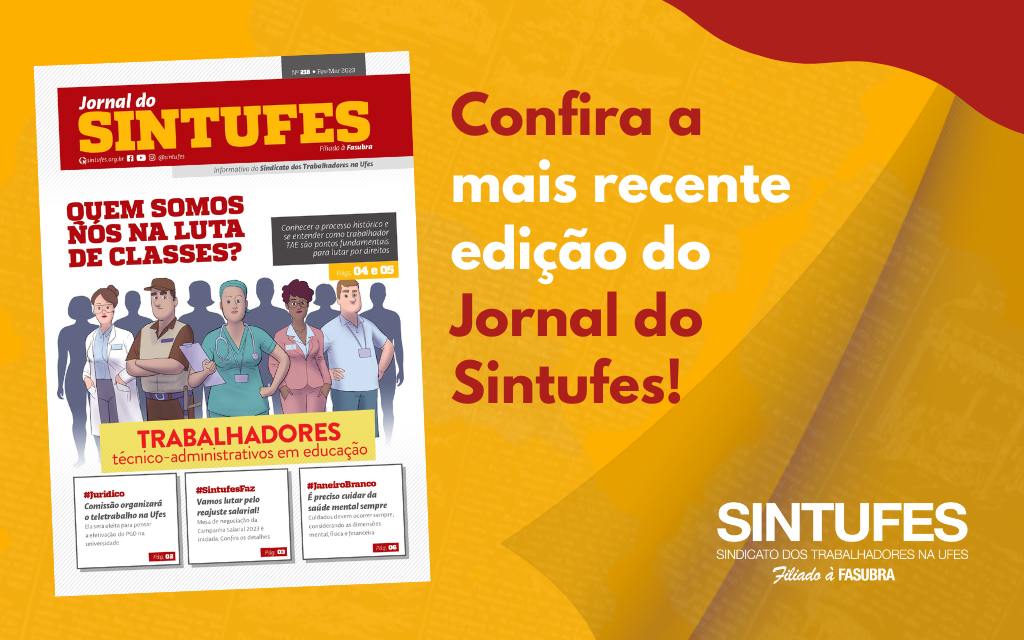 Jornal do Sintufes abre importante debate sobre a luta de classes
