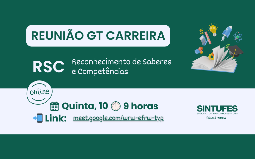 GT Carreira continua debate online sobre RSC nesta quinta, 10