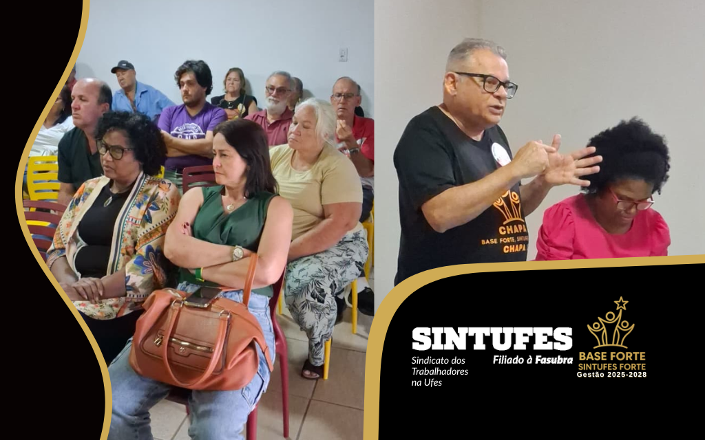 Assembleia aprova manutenção do estado de greve, reforça luta contra a reforma e elege delegados à plenária da Fasubra