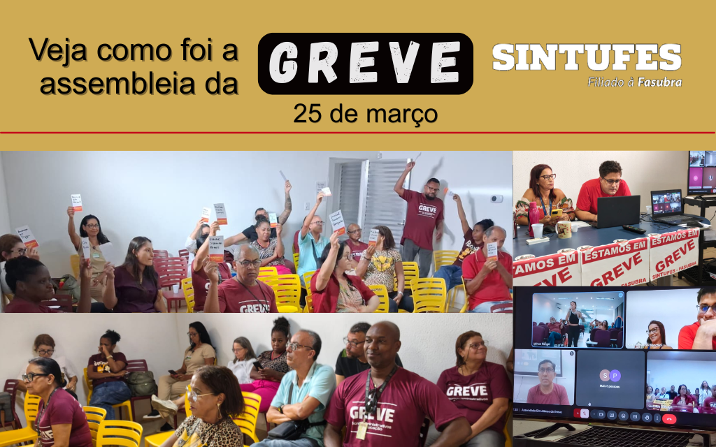 Assembleia do Sintufes toma decisões sobre infraestrutura