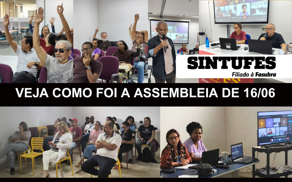 Assembleia debate sobre intensificação da luta, elege delegadas/os para o CNG e homologa suspensão do desconto do fundo de greve
