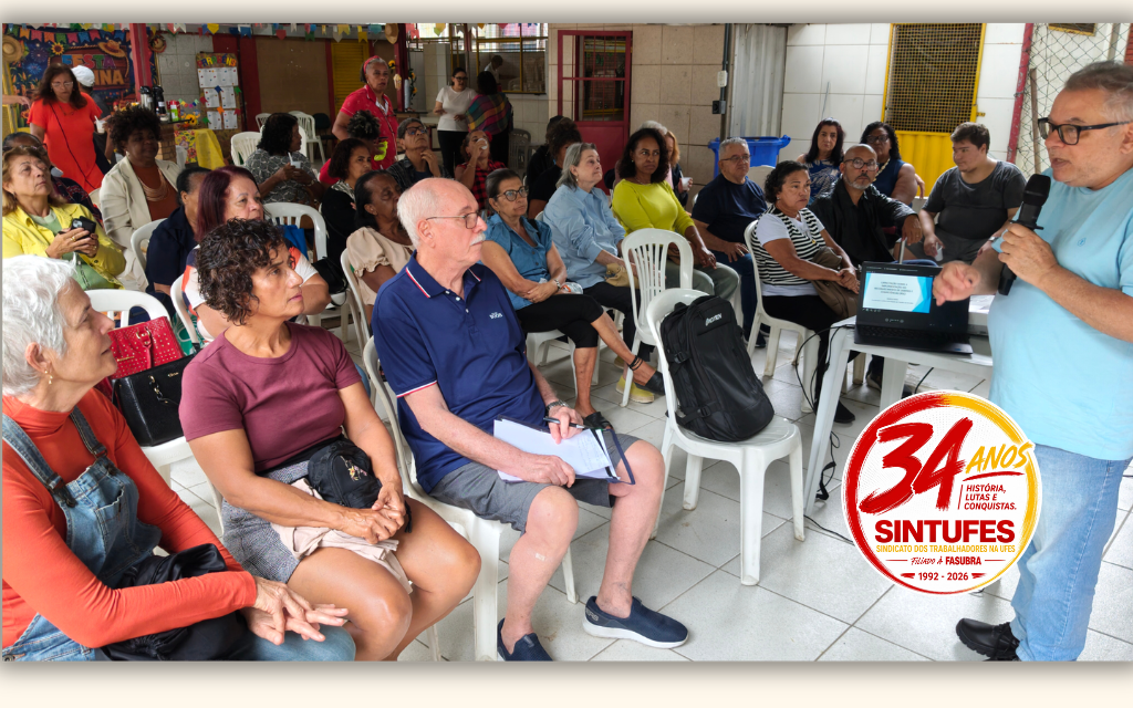 Retomada do Encontro de Aposentadas/os e Pensionistas é um sucesso e traz informes importantes sobre conquistas da greve (RSC e aceleração)