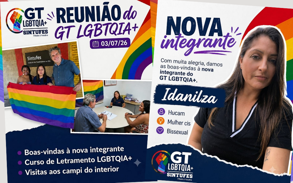 GT LGBTQIA+ recebe nova integrante e debate curso de letramento e visitas ao interior do ES