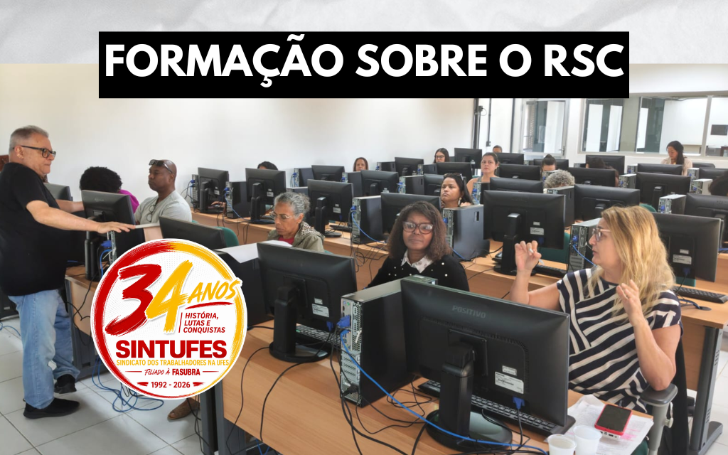 Sintufes realiza formação para orientar a categoria sobre o RSC