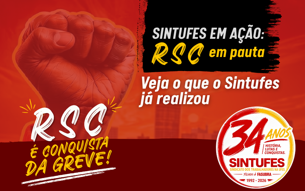 Sintufes mantém atuação firme e contínua no debate e formação sobre o RSC