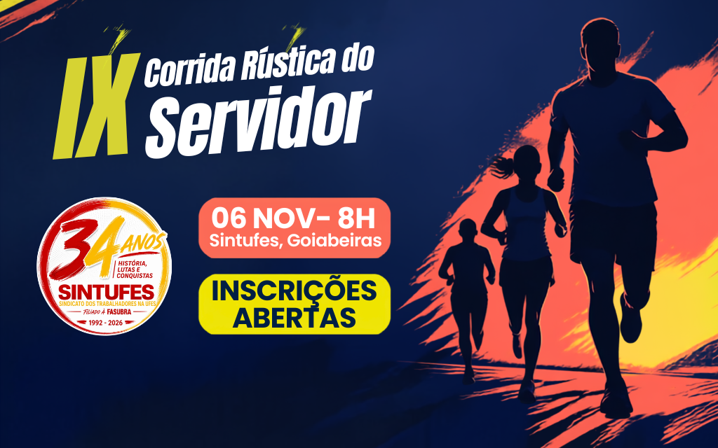 Vem aí a IX Corrida Rústica do Servidor!