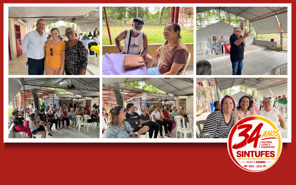 Encontro de aposentados/as e pensionistas tira dúvidas sobre aceleração e RSC